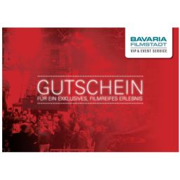 VIP Gutschein Kombiprogramm Bavaria Filmstadt