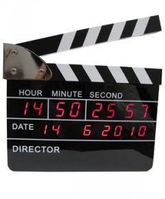Filmklappe Wecker