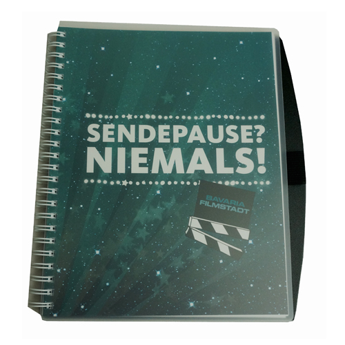 Bavaria Filmstadt Notizbuch