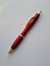 Sturm der Liebe Kugelschreiber rot gold