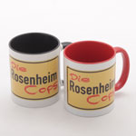 Die Rosenheim Cops Tasse rot und schwarz